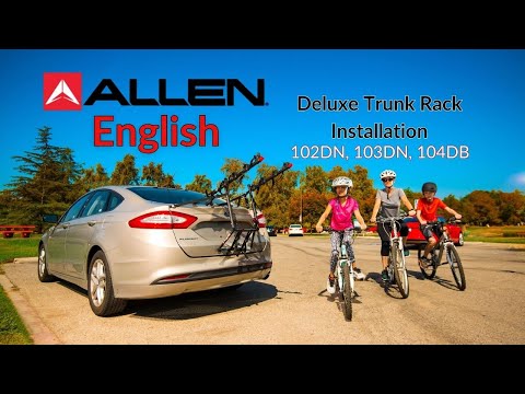 Allen Sports Deluxe Trunk Mount Bike Rack Installation