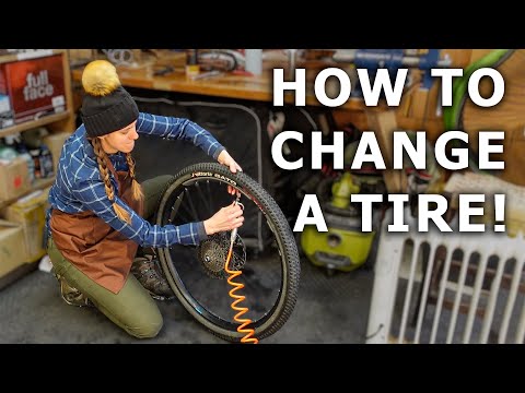 How to change a tubeless mountain bike tire | Syd Fixes Bikes