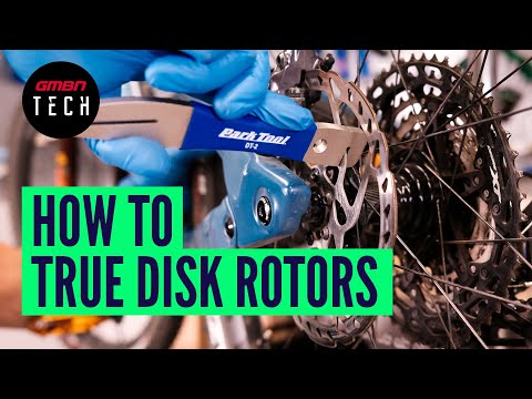 How To Fix And True A Bent Disk Brake Rotor | Mountain Bike Servicing Essentials