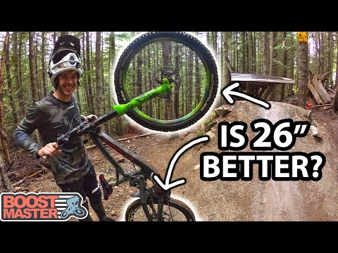 What Happens When You Put SMALLER Wheels on your DH Bike?! | Jordan Boostmaster