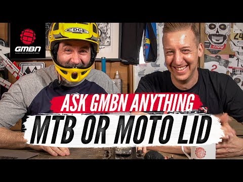 Motorbike Helmet On Your MTB? | Ask GMBN Anything About Mountain Biking