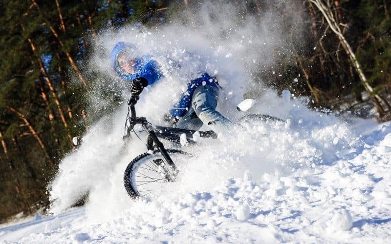 Ride a Mountain Bike in the Snow