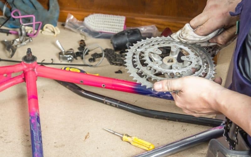 getting a different chainring for a road bike