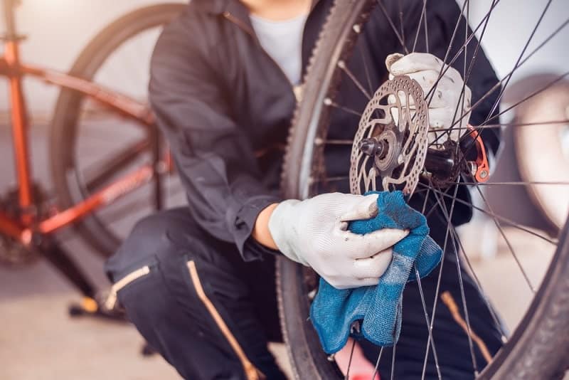 cleaning bikes need to be carefully